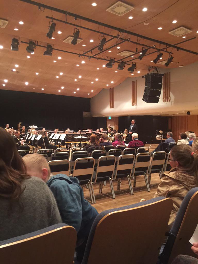 Kjekt på konsert i Grieghallen. Låter bra av KBB. @bjornbreistein