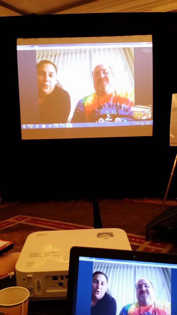 nfty_str's tweet photo. Skyping with 2 of our Advisors who are in Israel staffing March of the Living! #STRLLTI15 http://t.co/mbHiIEXtXE
