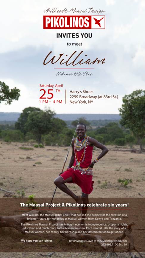 MelissaSChapman's tweet image. Come out TODAY to #NYC @Harrysshoes &amp;amp; celebrate @Pikolinos_shoes #MaasaiProject! #pikolinos  maasai.pikolinos.com