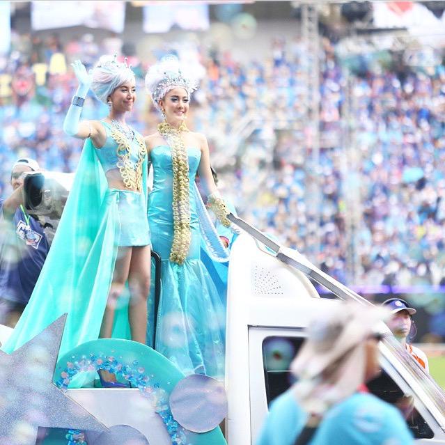 [ขอบคุณเจ้าของรูปภาพนะคะ] พาเหรดช่อง3 เจ้าหญิงแห่งดาวศุกร์ 💙💙 #45anniversarych3 #45ปีความสุขบุกโลก