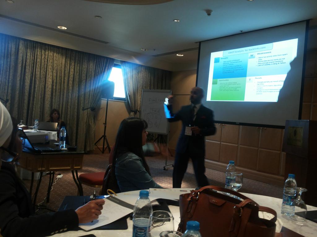 FerasNour's tweet photo. Introduction to #DigMktgJO by @DeewanME is going on at @ICJordanHotel. #SocialMediaMarketing http://t.co/Pd82p6qqwe