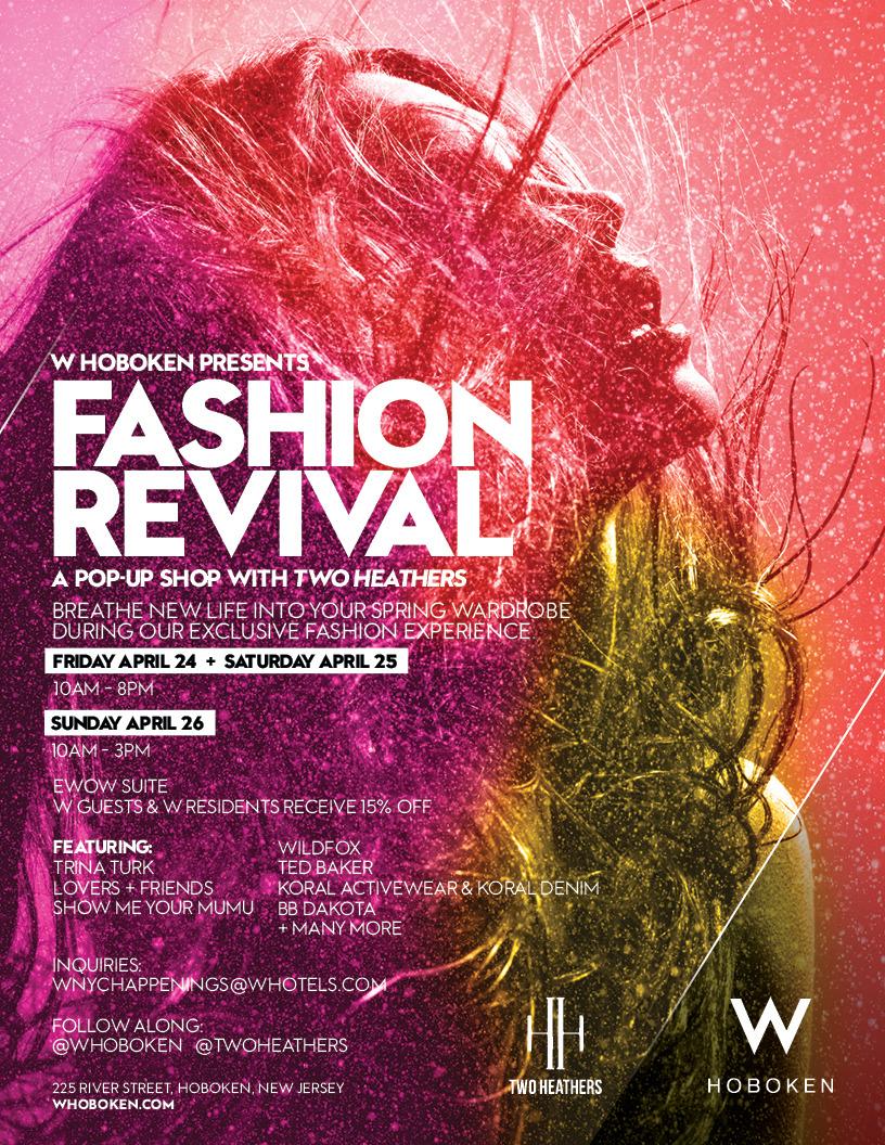 The shopping continues at #WHoboken, today w/ <a href="/TwoHeathers/">Two Heathers</a>. Stop by the Welcome Desk to grab your keys to the suite.