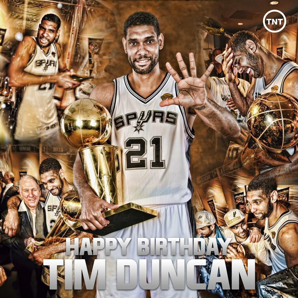 Happy birthday to the greatest power forward ever. Tim Duncan 