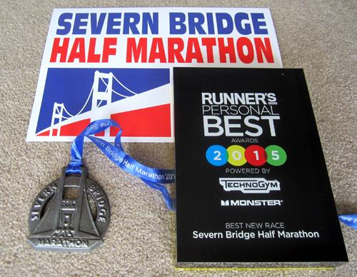 SEVERN BRIDGE HALF MARATHON was awarded UK's BEST NEW RACE at the Runners World Personal Best Awards last night.