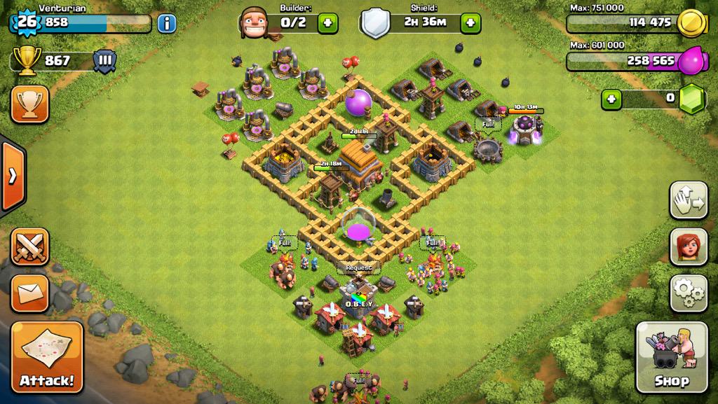 TylerEdwards900's tweet photo. #clashofclans http://t.co/KQGLpzlsKd