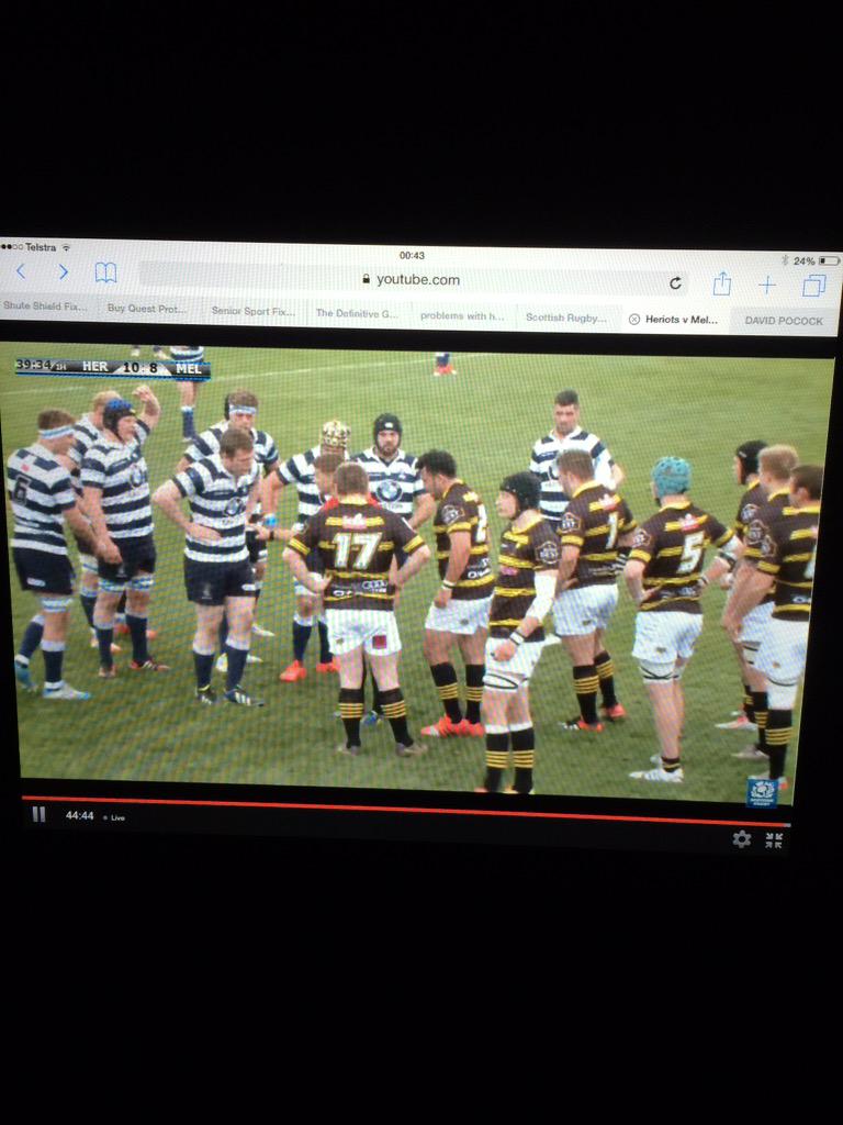 Watching from Sydney, let's go <a href="/MelroseRugby/">Melrose Rugby</a>