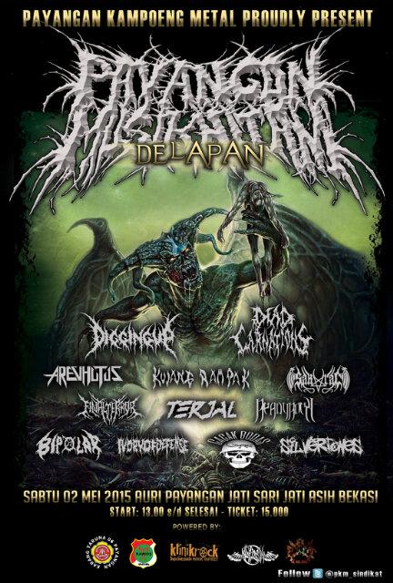 Coming soon, mari brada n sista sbntar lg kita ber'Party ria \m/ rapatkan barisan! Keep support #payanganmusikhitam8