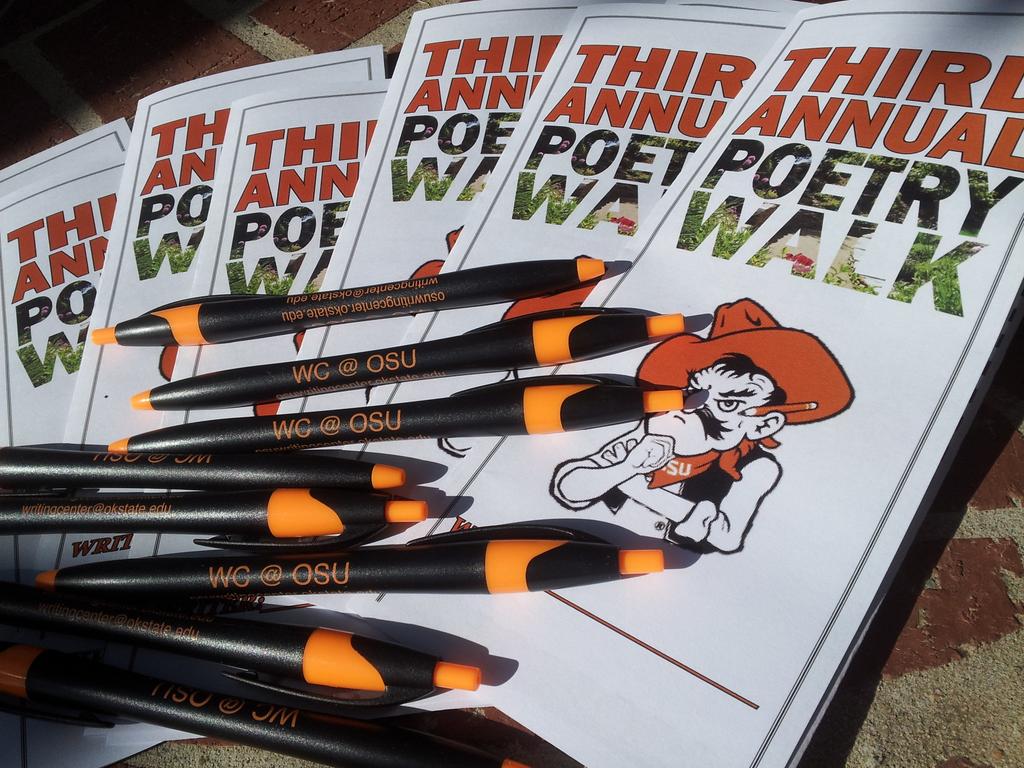 OSUWC's tweet photo. NOW: Brave the wild world of language with us at the #PoetryWalk! http://t.co/PXnyFax9rR