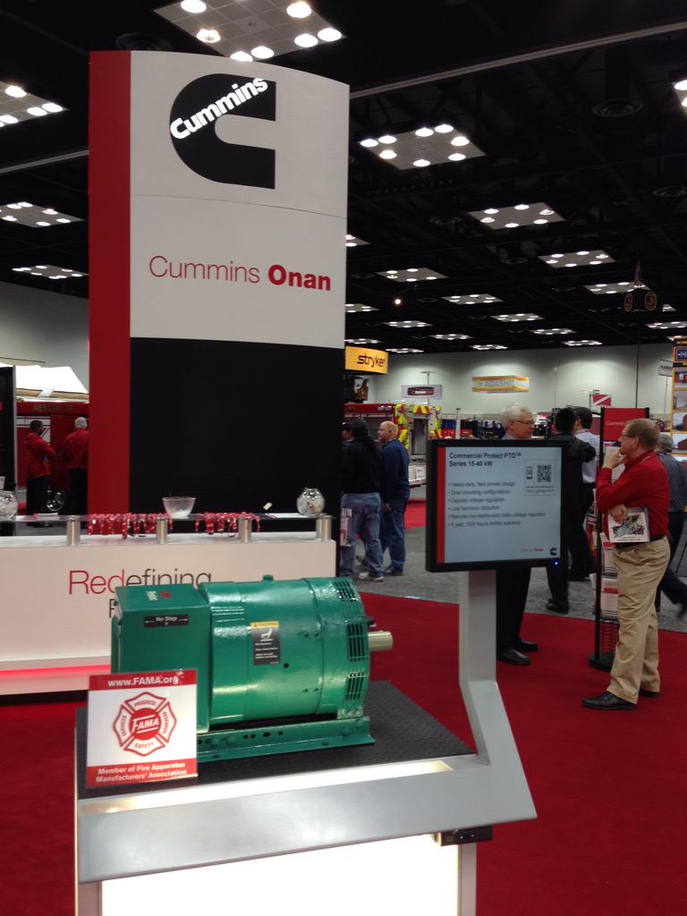 Look for PTO? Look no further. Come to Cummins Onan booth 5520 #FDIC2015