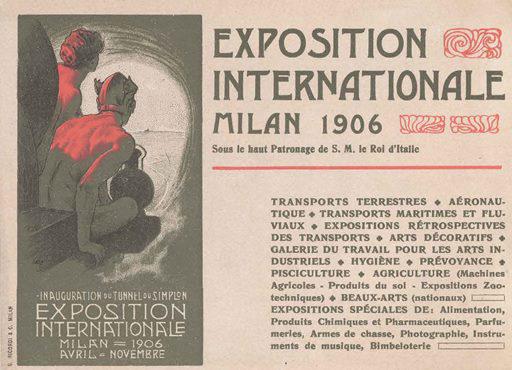 FieraMilanoSpa's tweet photo. 6 days till #Expo2015. The first #Italian #Expo was held in #Milan in 1906. Read all about it in #Redondi’s book http://t.co/XIncLcCsNs