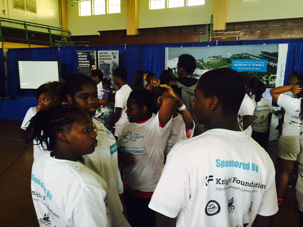matthaggman's tweet photo. Celebrating the launch of @MiamiCaribeCo and Youth Tech Summit. So much energy and possibility. @knightfdn #YTS2015 http://t.co/zHD9PKizlF