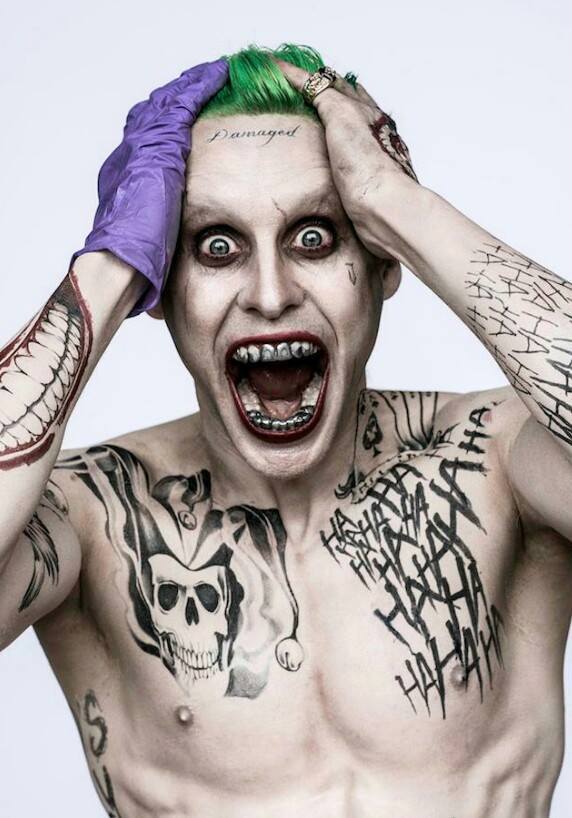 DPremierAlexx's tweet photo. Un vistaso a Jared Leto como Joker...!!!! http://t.co/0RMgo5segJ