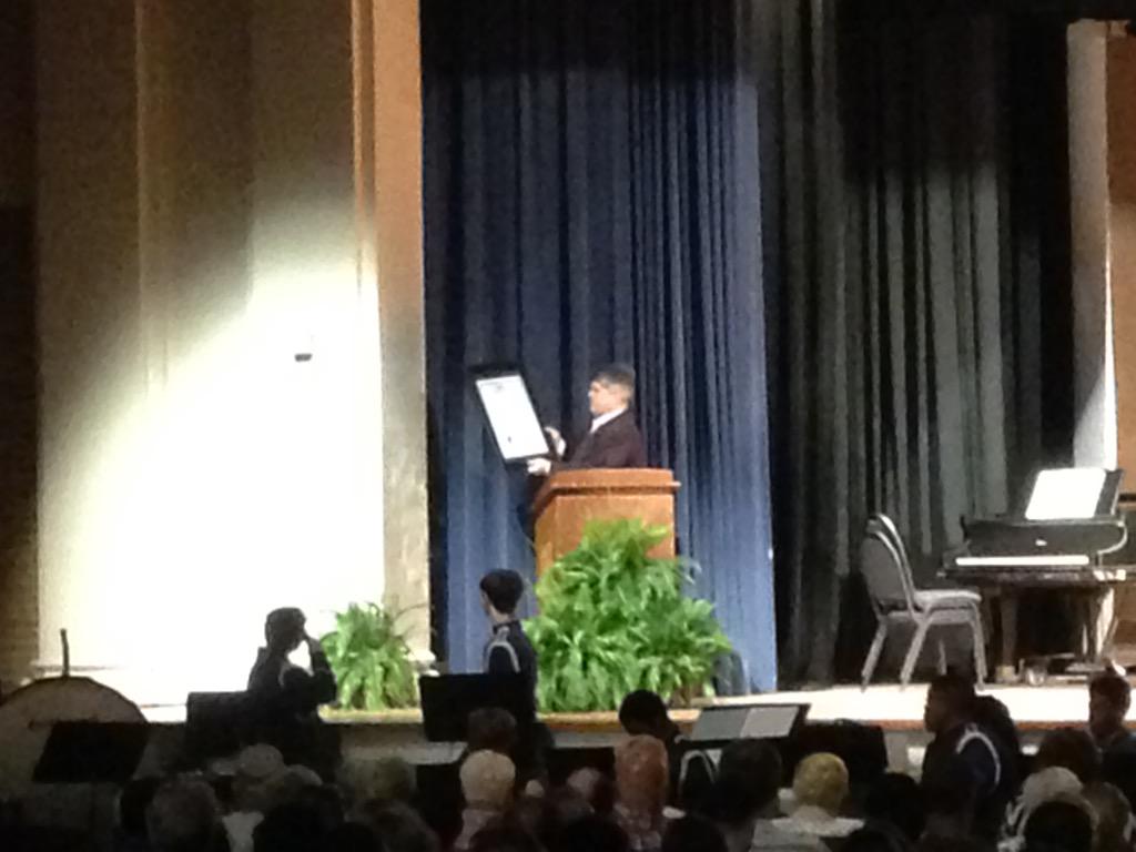 BoltonBears100's tweet photo. Alexandria Mayor Jacques Roy proclaims today Bolton Centennial Day. http://t.co/ttaByUpuyZ