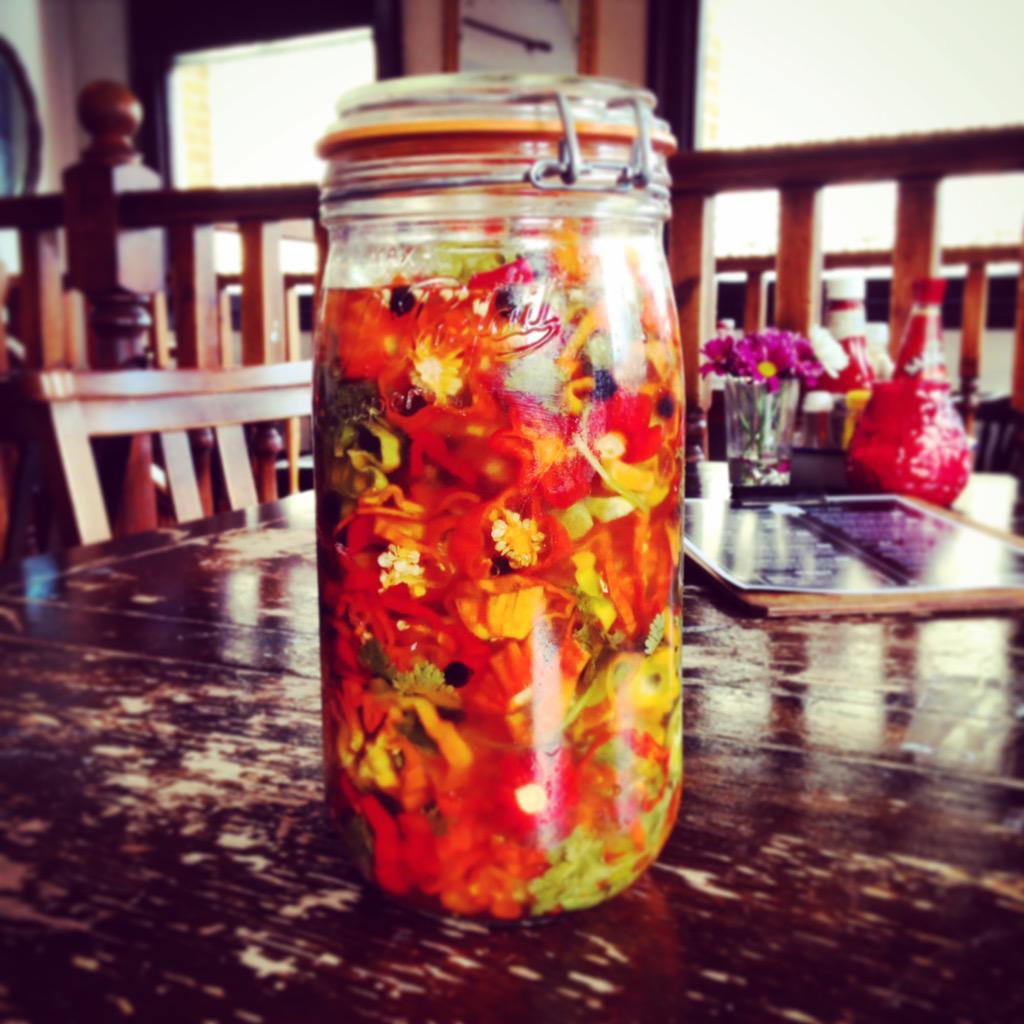 WMCJ_LDN's tweet photo. @RedStripeRocco @steventeaster a little bonus for 1 of our best pals. #PickledPepper You gonna want this ๐ฅ๐ฅ๐ฅ๐ฅ http://t.co/P3EY6RKWmw