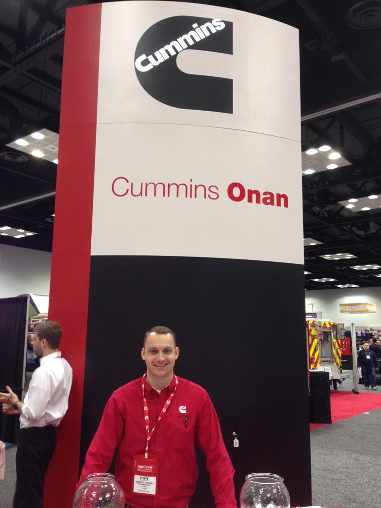 Come to booth 5520 #FDIC2015, talk to our Cummins Onan engineer Rob about the NEW Hydraulic gensets