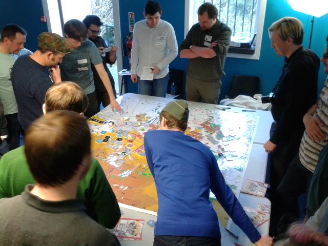 PlayStates's tweet photo. Examining the aftermath - it was a close battle #scotmegagame http://t.co/21zs41Md2I