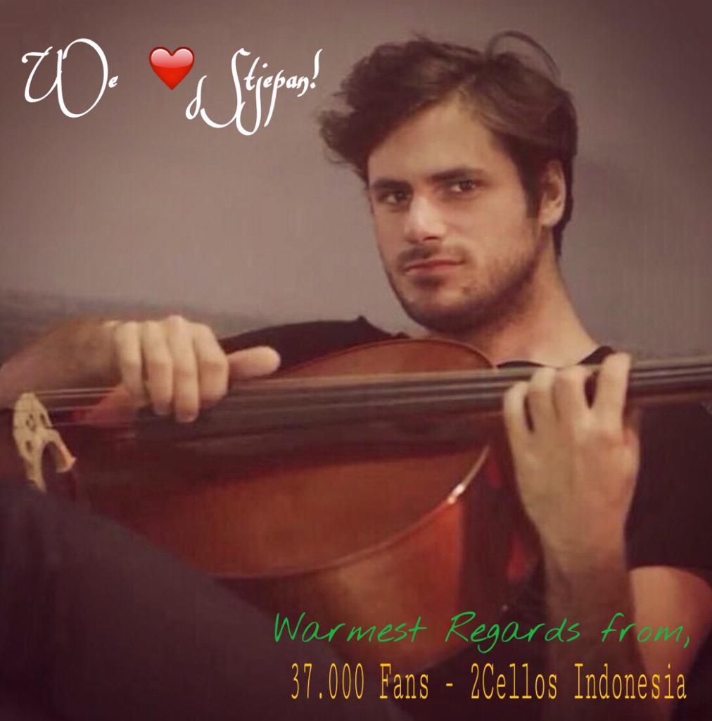 2CellosInd's tweet photo. Get well soon @stjepanhauser .. We ❤️s you so much! @2CELLOS @lukasulic @SonyMasterworks @2CELLOSFanClub http://t.co/sqSh1D029H