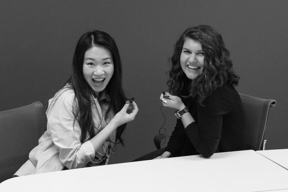 FCADtalks's tweet photo. Sneak peeks: Our hosts Madonna and Joyce being cute with Robyn from the Ryerson Musical Theatre Company! http://t.co/Ioosb4gHY4