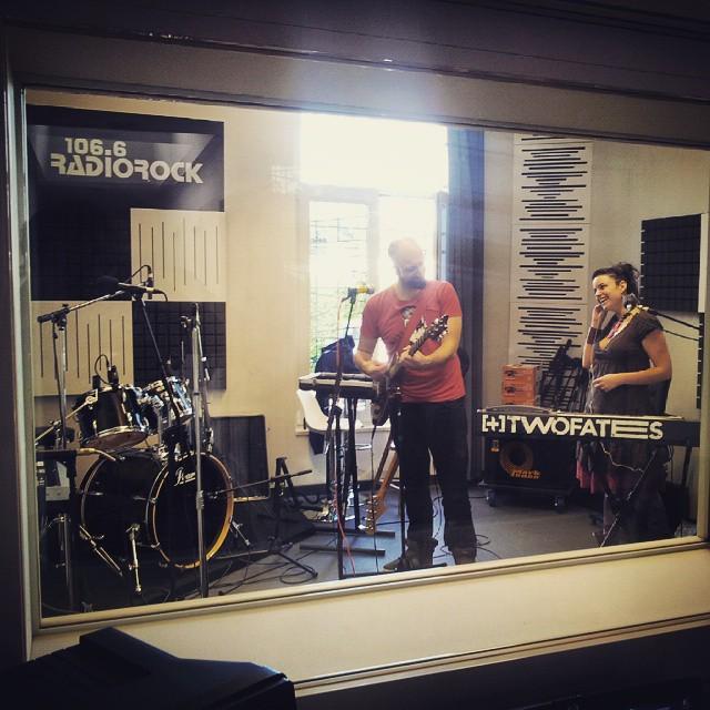 TwoFatesProject's tweet photo. #livesession #radiorock #roma http://t.co/NZvlgI5jlA