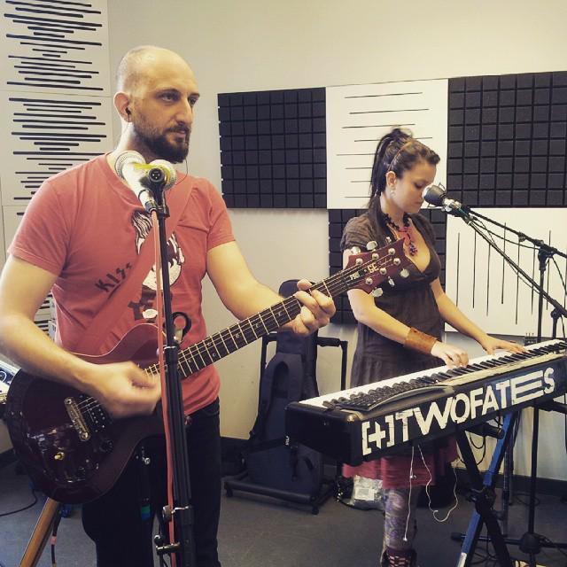 TwoFatesProject's tweet photo. #livesession #radiorock #roma http://t.co/lrwK5Xjo1D