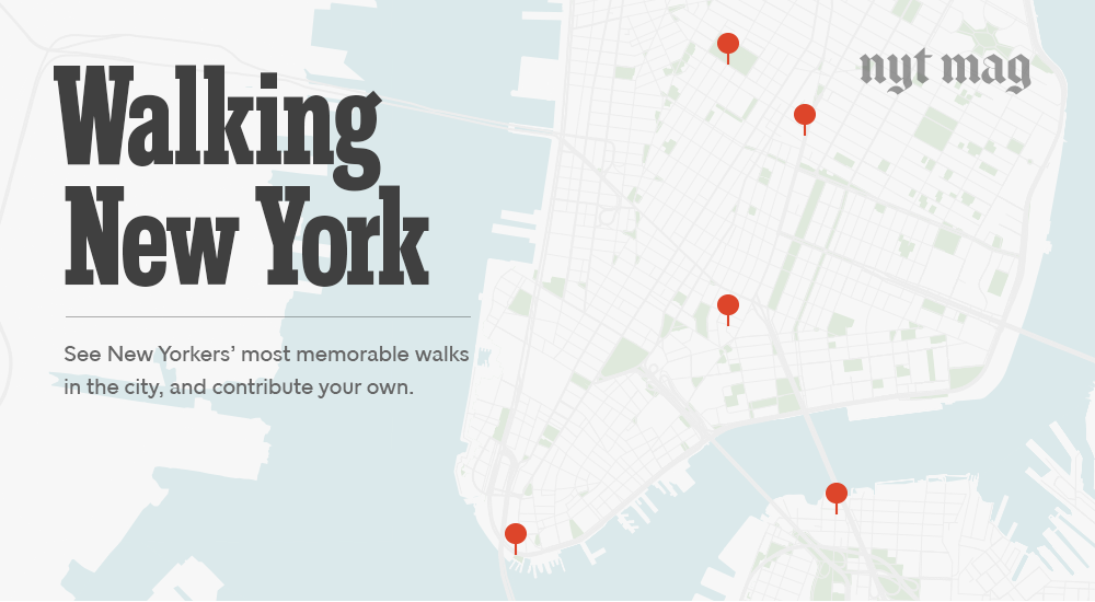 nytimes's tweet photo. NYC is a walker's paradise. Join us on some great walks and share your favorites http://t.co/1kie7so8LM http://t.co/khgfrDTPQQ