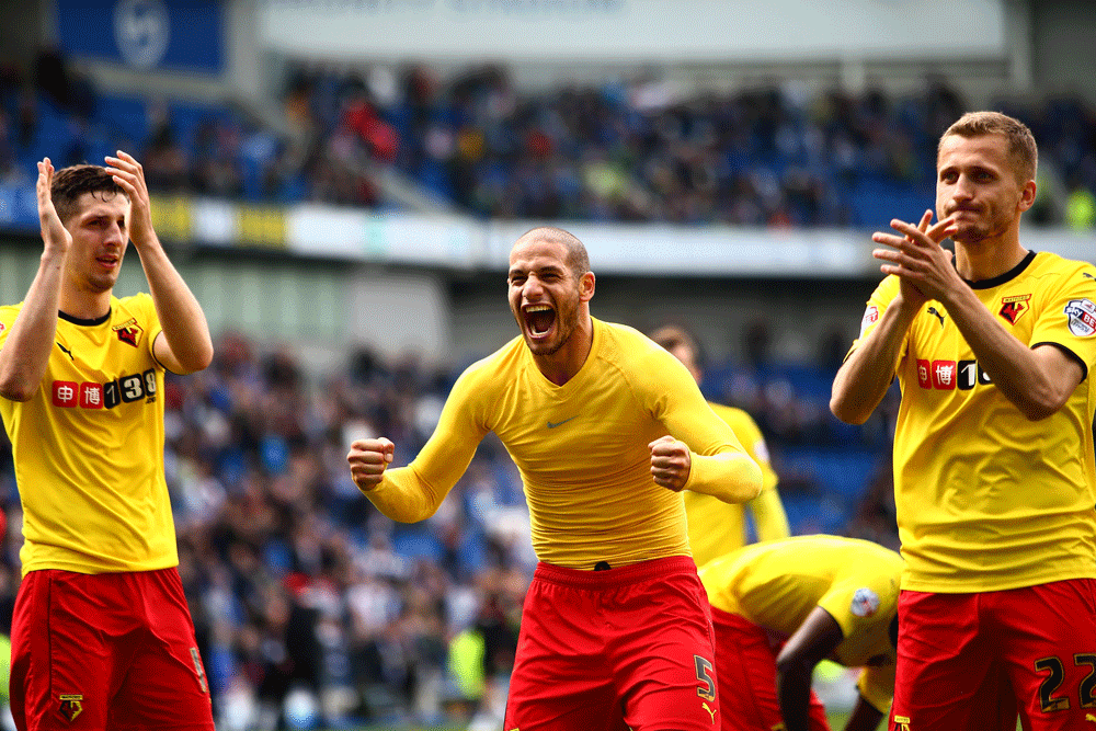 WELCOME TO THE #BPL Congratulations to @watfordfcsays on promotion from the Championship. See you next season...