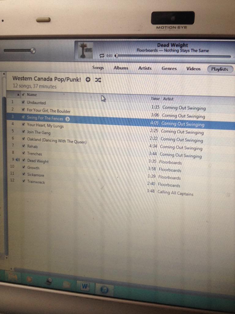 citylightsTAM's tweet photo. I made a playlist. #WesternCanada #PopPunk @4gords @COSCalgary @CallingAllCptns 👌😝🎶 http://t.co/f4KobM2SCU