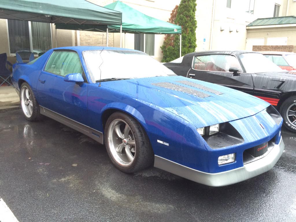 FabWorksNC's tweet photo. Sucks these guys didn't have better weather today at the 3rd Annual Camaro Gathering. #carporn #fabworks #camaro http://t.co/rE8F8PBNZo