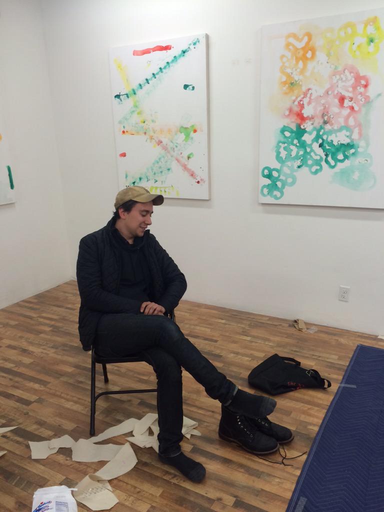 hqobjective's tweet photo. The artist will be present...tonight at the closing reception for The Chicken And The Hog from 6-9. See you there! http://t.co/xIYLIMteMs