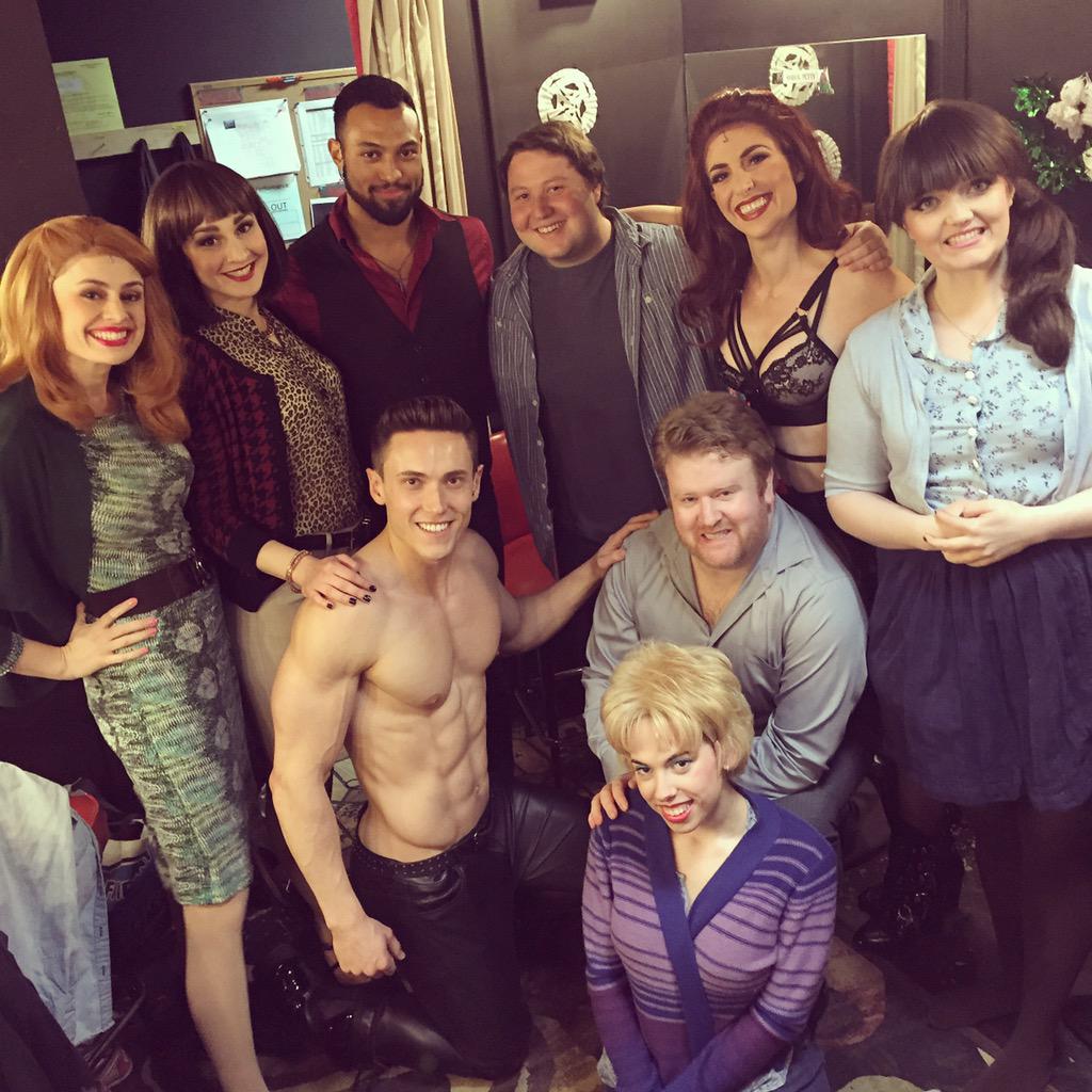 AlEC2ausTiN's tweet photo. Our final #SIP from @Musical50Shades ! It's closing weekend... Let's go out with a Bang !! ;) http://t.co/dXXMEtWJab