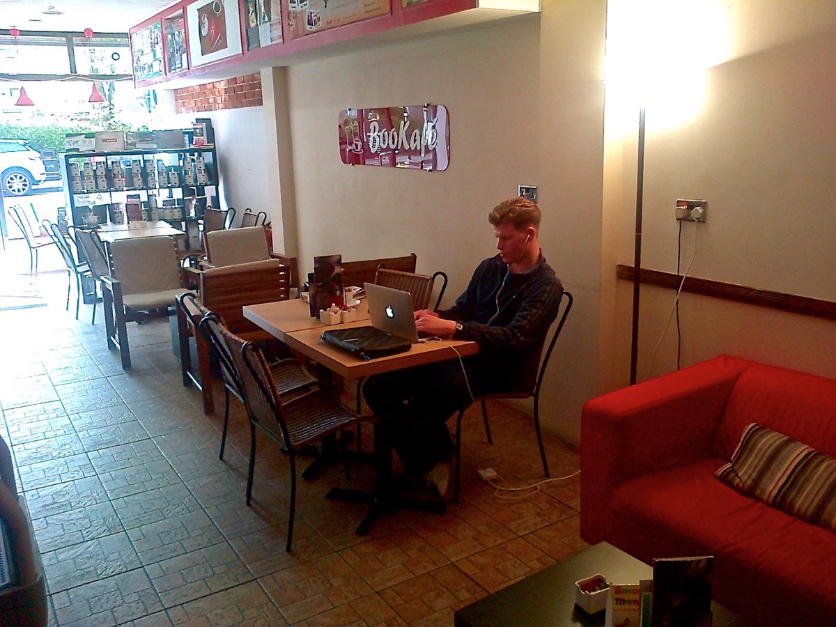 Can’t beat a Bookafe cappucino