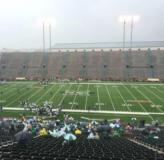 herdHater's tweet photo. #TheHerd #GreenAndWhiteGame #Marshall fans are a Joke. 14 Million in Taxes for this? #NextUAB #CutThemOff http://t.co/9q8nR2HUVc