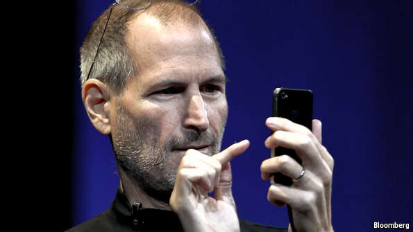 TheEconomist's tweet photo. What Steve Jobs and Winston Churchill had in common http://t.co/cV7eSQM93V http://t.co/KvBCO6Kh1j