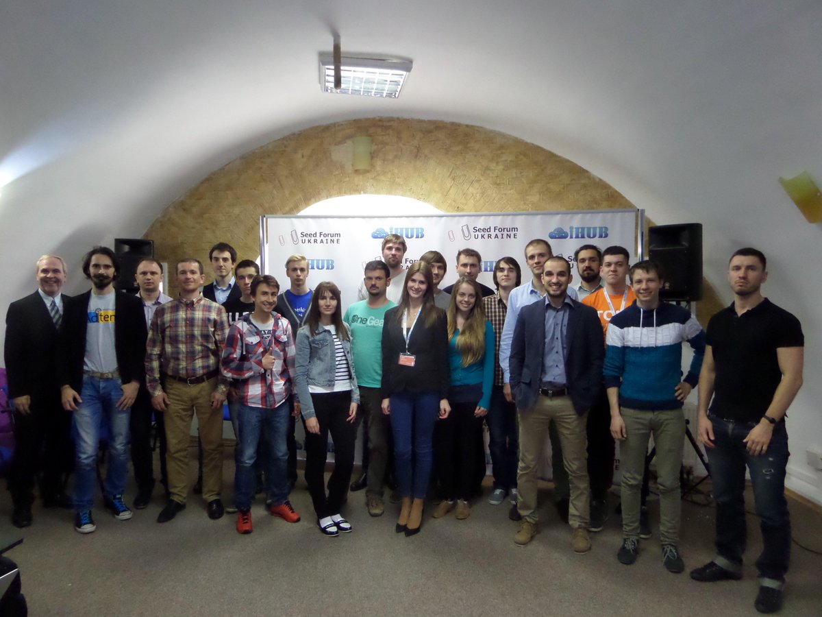 iHUB Kiev - today the national Ukrainian Seed Forum pitch training.  Companies from all over Ukraine. .
