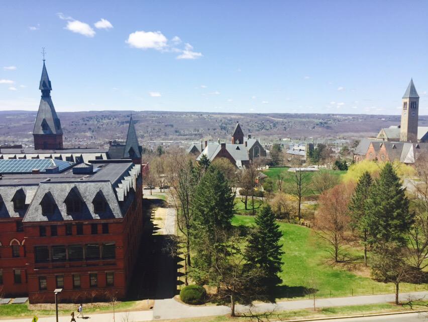 MomGoesHmm's tweet photo. Gorgeous view to begin #Cornell150 birthday bash http://t.co/GNoH2wC7af
