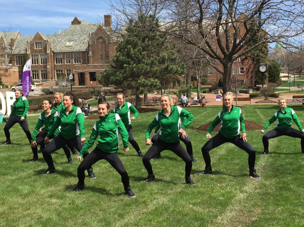 Hurstdanceteam's tweet photo. Had a great time performing in a little different setting at Relay for Life! 💜🍀 http://t.co/HDQq0rErhj