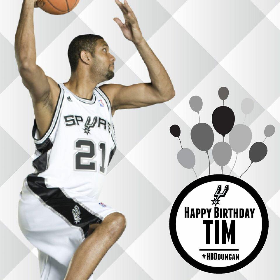 Happy birthday Tim Duncan! one of the greatest to ever play in the NBA   