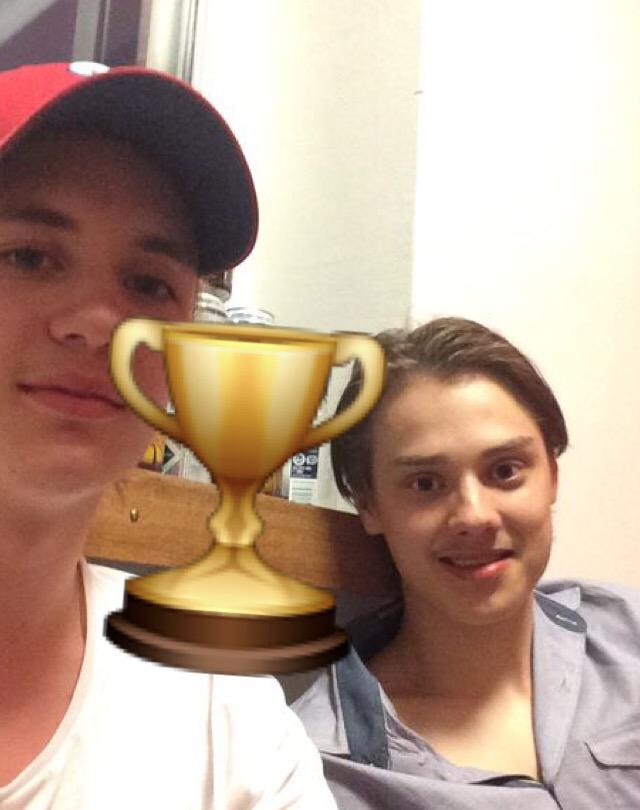 FGymer's tweet photo. Tunnen tän kaverin! @SebastianAho http://t.co/zsRzyKkkEf