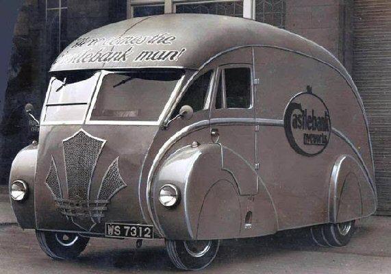 QualityArtDeco's tweet photo. How awesome is this seriously? These #artdeco vans were made by Albion Trucks, Scotstoun in the 1930’s. http://t.co/W9q2qKHA2I
