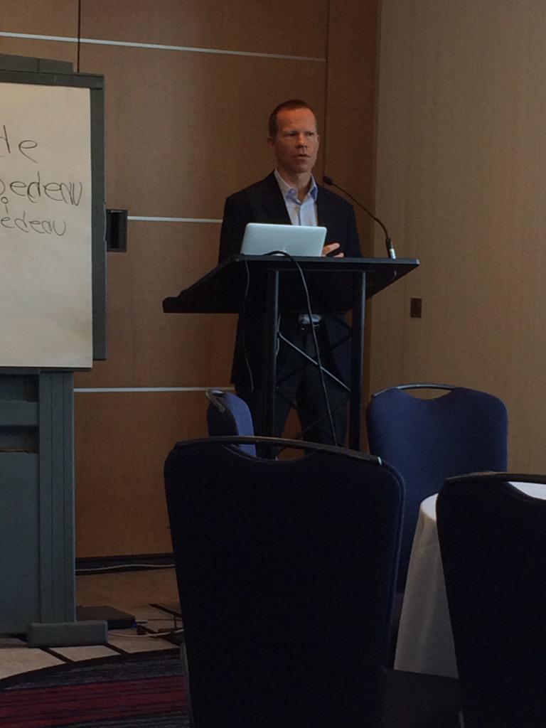 Brian Hodges talking re future careers in medical education.  #ecme15