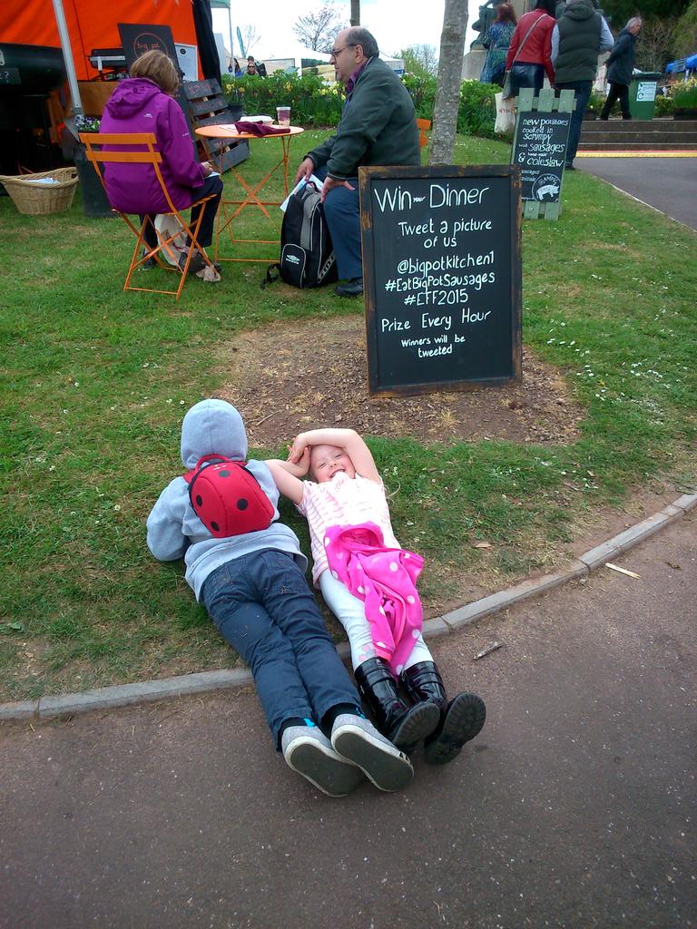 CharRookes's tweet photo. @bigpotkitchen1 #eatbigpotsausages #EFF2015 http://t.co/7Wc7iOa3EF