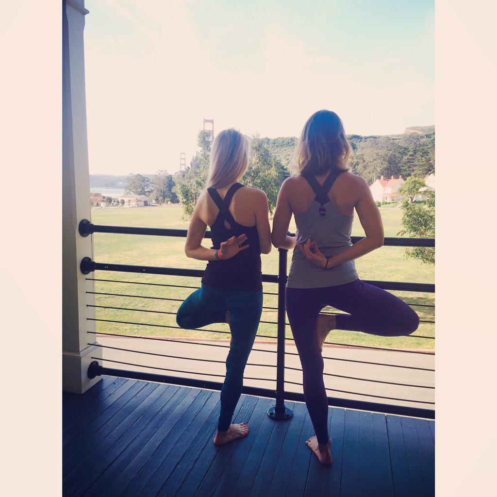 CandiceKumai's tweet photo. @KristinMcGee @CavalloPoint what an amazing morning! Mahalo for the amazing am ππstretch! #yoga #c9forTarget @Target http://t.co/EOq9xkdqWW