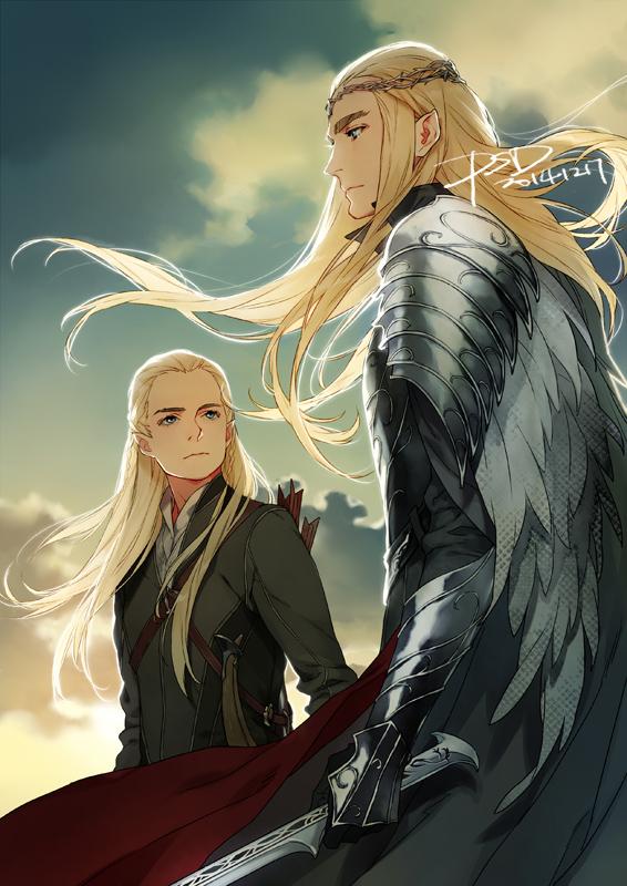 WorldHobbit's tweet photo. #Mirkwood Elves ~ #Legolas #Thranduil #Anime ~ 
#TheHobbit #ElHobbit #LeHobbit #LOTR #LeSeigneurDesAnneaux http://t.co/TdRGAbZuos