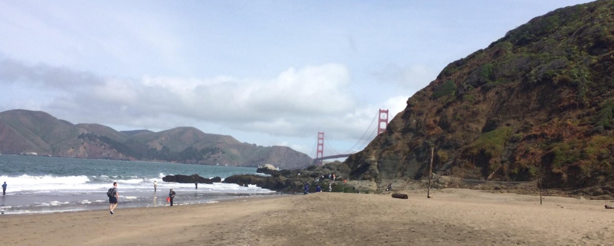 Founders_Pledge's tweet photo. It's more fun picking up cig butts if you have a great view &amp; good company - thanks @startupsgive #DoGoodFromTheStart http://t.co/wTLu8dynqM