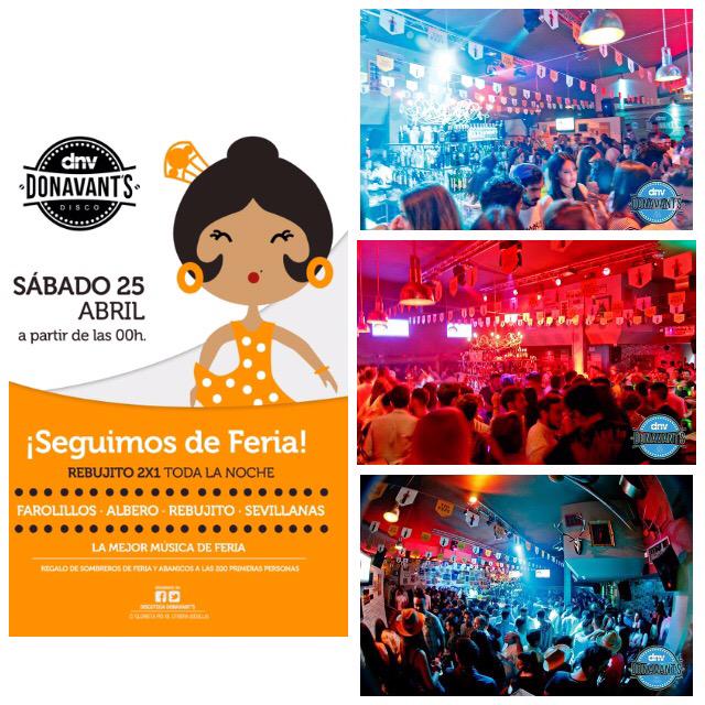 Donavants's tweet photo. Esta noche de SABADO vete preparando porque..CONTINUANOS DE FERIA!

ADEMAS DISFRUTA DE 2X1 EN REBUJITO TODA LA NOCHE! http://t.co/O5ZVGC6thL