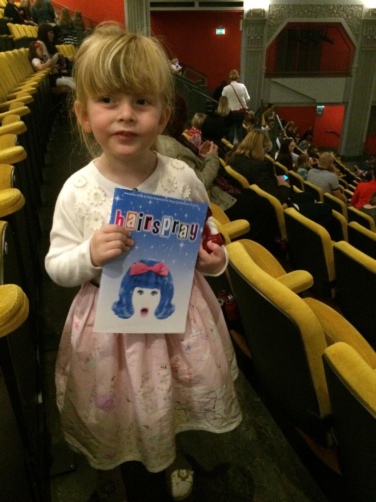 CrawfordMatt77's tweet photo. Excellent Daddy and Daughter time @RegandVic @StageProd Grest performance! Sophie loved seeing Amber in the foyer! http://t.co/9UDPGw1llS