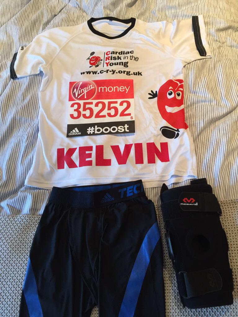 KHebburn's tweet photo. Let's do this @CRY_UK #LondonMarathon http://t.co/ZenXwozGhj