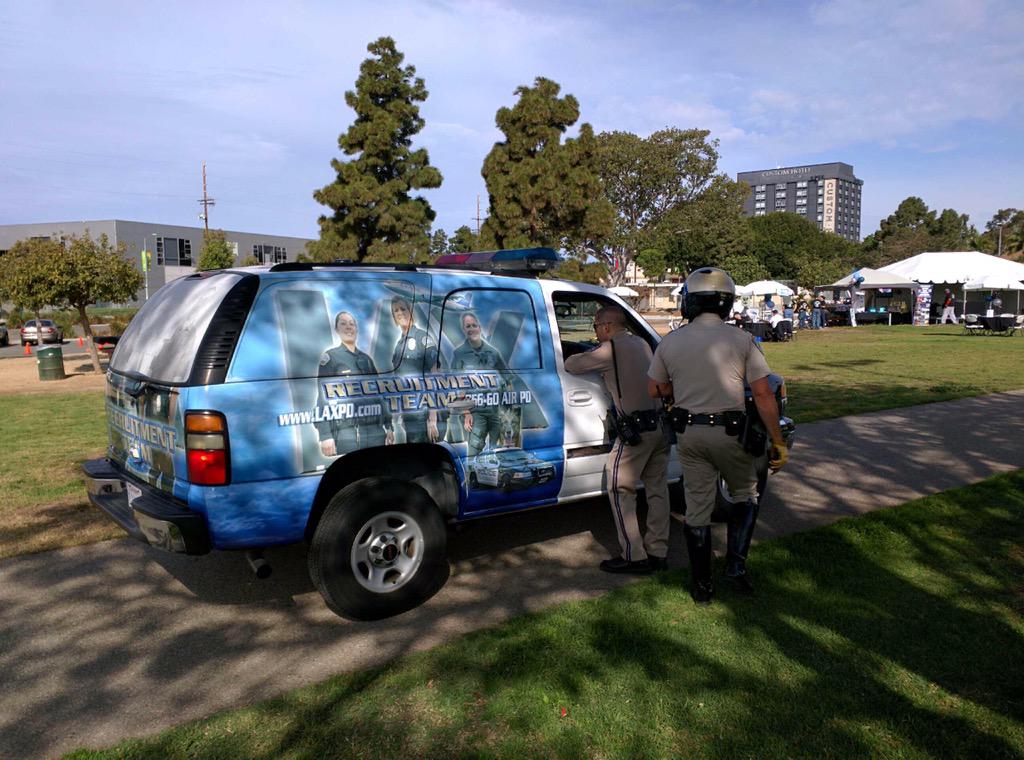 RT <a href="/LAAirportPD/">LA Airport PD</a>: #LAXPD Ride &amp; Shine Event <a href="/WestchesterLAX/">Westchester/LAX</a> Park. Come and join us try the gourmet food trucks 8-3p