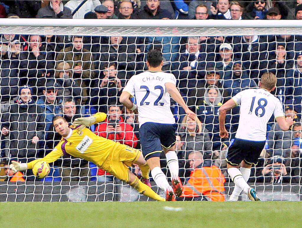 AdriSanMiguel's tweet photo. Orgulloso de tener este RECORD🏆
Primer portero en la Historia de la Premier League en parar 3 penalties consecutivos😀 http://t.co/U3Zv1vsTz1