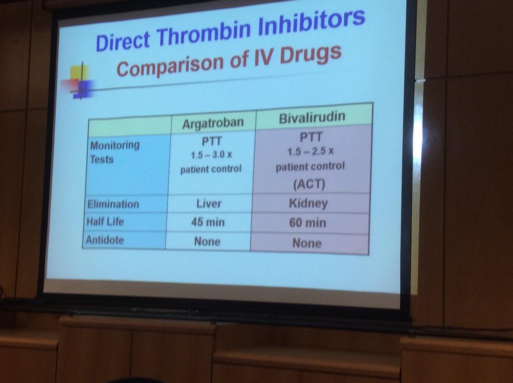HassellLewis's tweet image. Monitoring of anti-coag drugs Dr. Marlar #OSAP15